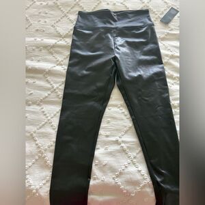 Wild Fable Shiny Black Kids Leggings